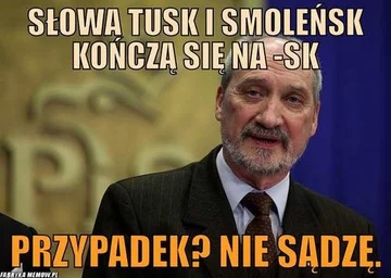 Mem z Antonim Macierewiczem 