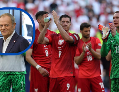 Miniatura: Donald Tusk wymownie o meczu Polski na...