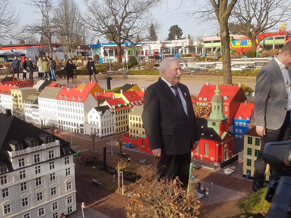Lech Wałęsa z wizytą w Danii 