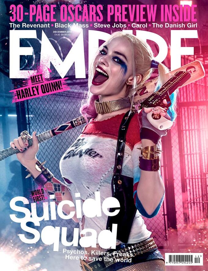 Margot Robbie jako Harley Quinn na okładce "Empire"