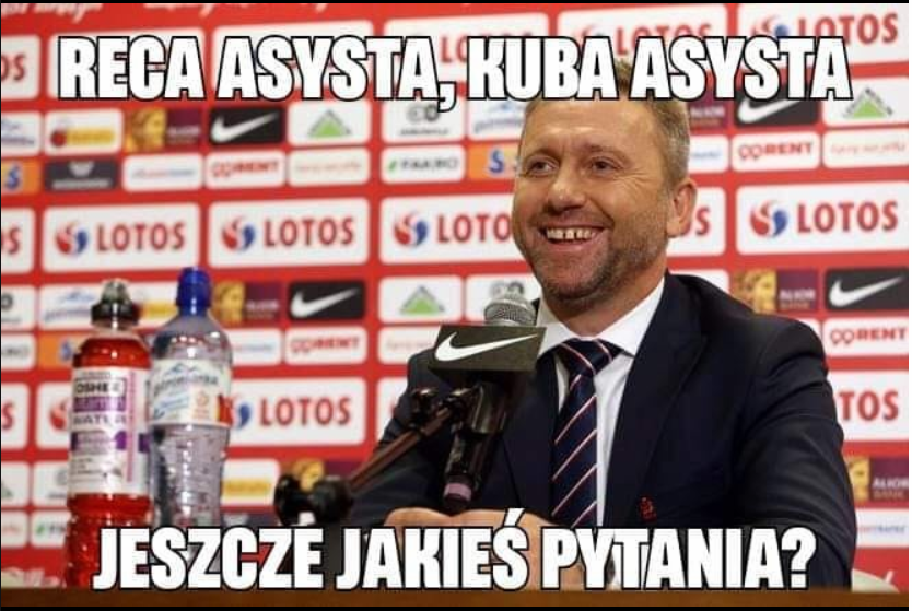 Mem po meczu Polska - Łotwa 