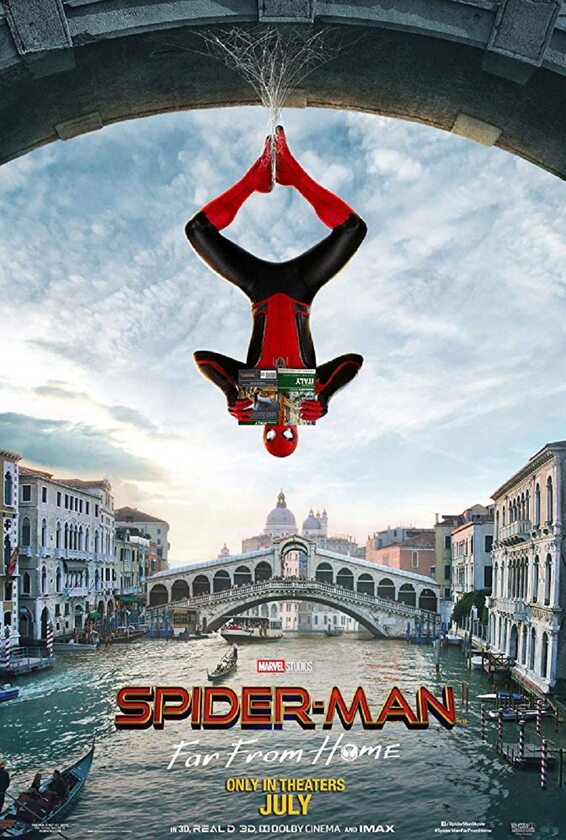 Plakat do filmu „Spider-Man: Daleko od domu” 