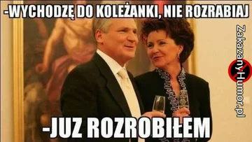 Mem z Aleksandrem Kwaśniewskim 
