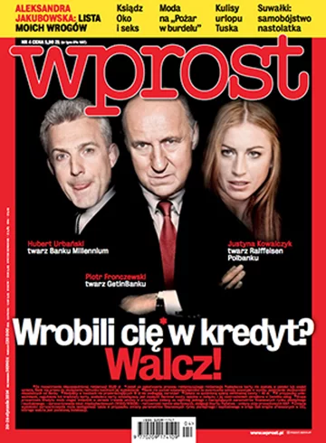 Okładka tygodnika Wprost nr 4/2014 (1612)