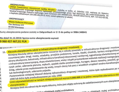 Miniatura: Jak Warszawa ubezpieczyła most? 3,3 mln zł...