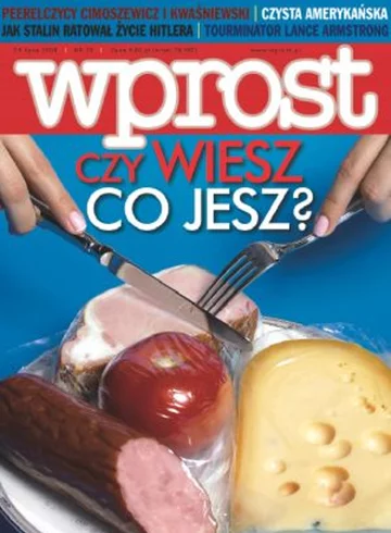 Okładka tygodnika Wprost nr 29/2005 (1181)