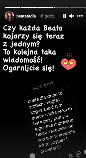 Instastory Beaty Tadli