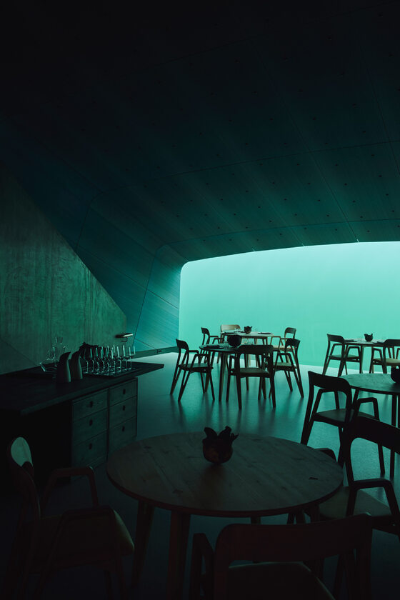 Podwodna restauracja Podwodna restauracja w Norwegii