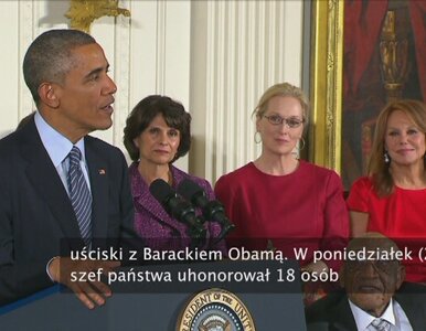 Miniatura: Obama: Mówię to publicznie - kocham Meryl...