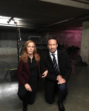 Aktorzy Gillian Anderson i David Duchovny 