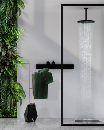 Prysznic z&nbsp;wieszakiem Diamond Towel Rack.