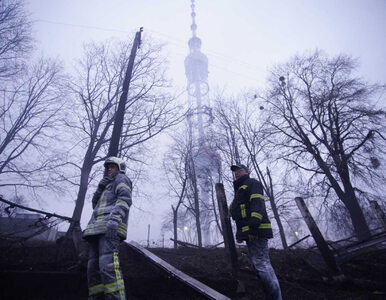 Miniatura: Wieża w Kijowie ostrzelana. Wołodymyr...