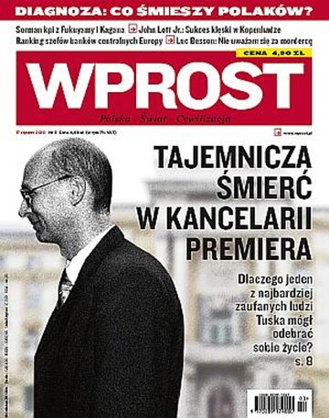 Okładka tygodnika Wprost nr 3/2010 (1407)