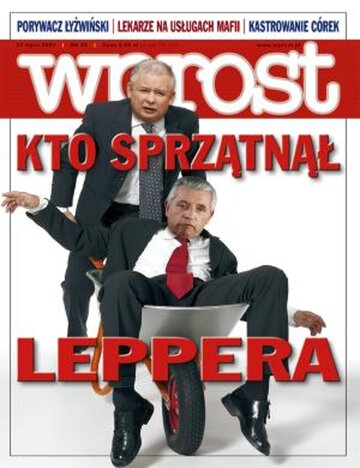 Okładka tygodnika Wprost nr 29/2007 (1282)