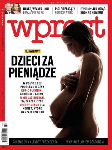 Okładka tygodnika Wprost nr 32/2017 (1798)