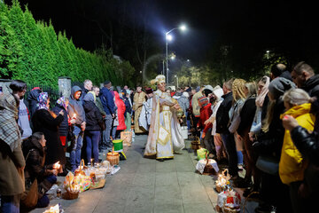 Wielkanoc w&nbsp;szczecińskiej cerkwi prawosławnej.