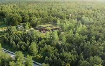 Xylopolis &bdquo;Brama do&nbsp;Puszczy &ndash; zwycięski projekt pracowni WXCA na&nbsp;Centrum Sztuki i&nbsp;Nauki o&nbsp;Drewnie w&nbsp;Hajn&oacute;wce, zaprojektowany z&nbsp;myślą o&nbsp;harmonijnym połączeniu architektury z&nbsp;krajobrazem Puszczy Białowieskiej
