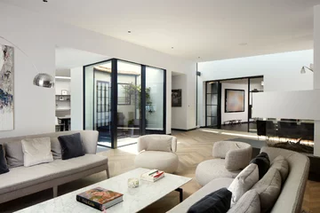 Minimalistyczne wnętrza z retro akcentami, projekt XUL Architecture downloadfor.press. xul