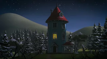 Kadr z serialu 3D „Moominvalley” („Dolina Muminków”) 