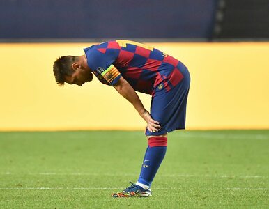 Miniatura: Messi załamany po laniu z Bayernem....