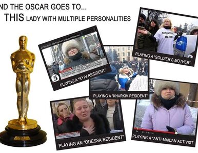 Miniatura: "Protestująca" godna Oscara? Zdemaskowana...