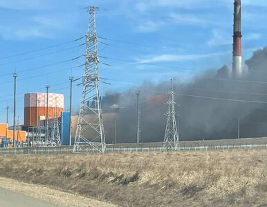 Miniatura: Ogromny pożar w rosyjskiej elektrowni. To...