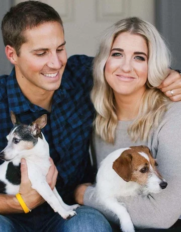 Jenna Kutcher i jej mąż 