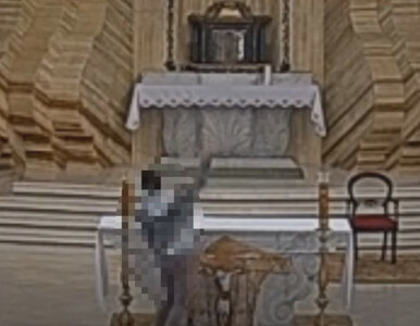 Miniatura: Profanacja w białostockim kościele. Pluł...