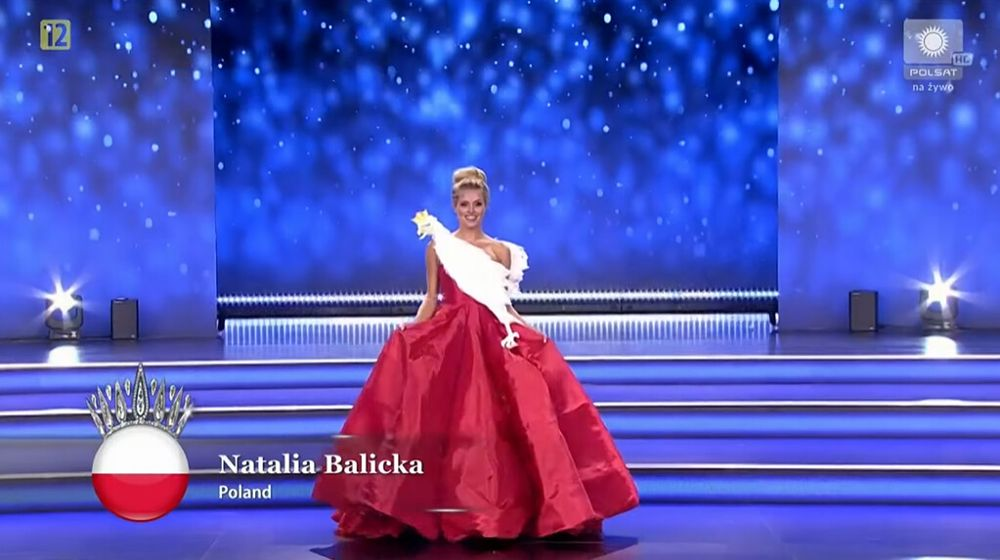 Natalia Balicka podczas konkurs Miss Supranational 2021 