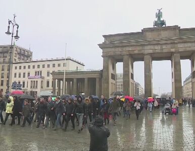 Miniatura: Ulicami Berlina przeszedł marsz przeciwko...