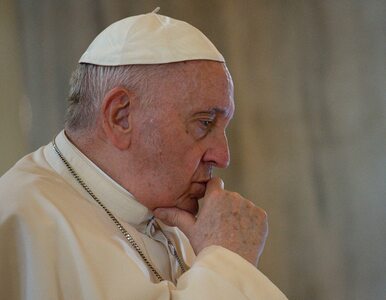 Miniatura: Papież Franciszek nie wyszedł do wiernych....