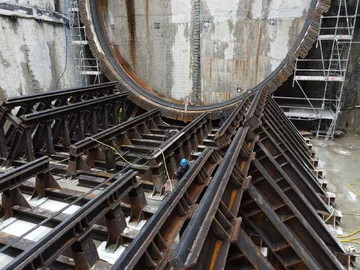Świnoujście. Prace na budowie tunelu pod Świną 