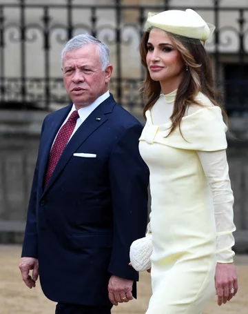 Król Abdullah II i królowa Rania 