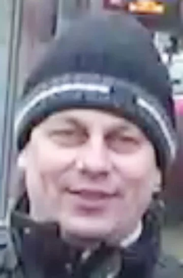 Mężczyzna, który brał udział w proteście rolników 