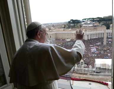 Miniatura: Papież z pierścieniem Rybaka. Pontyfikat...