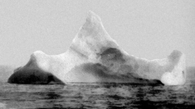 Góra lodowa, w którą uderzył Titanic.