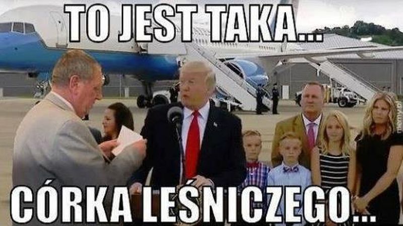 Mem z Donaldem Trumpem 