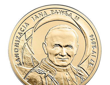 Miniatura: Monety "Kanonizacja Jana Pawła II". Zysk...
