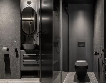 BXB studio stworzyło hybrydowe wnętrze w Warszawie – biuro i mikroapartament w jednym. Projekt zdobył European Property Awards 2025–2026 