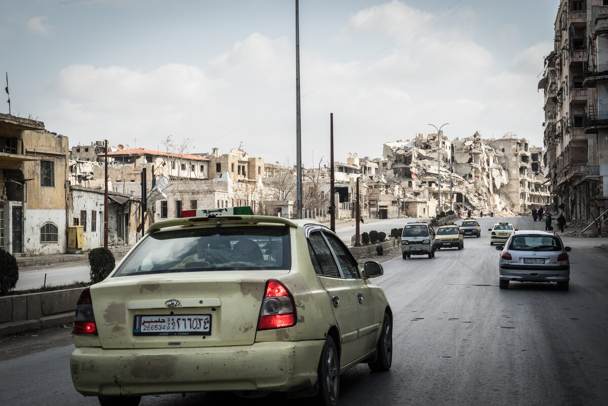 Samochody w Aleppo 