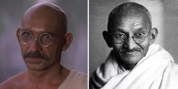 Ben Kingsley jako Mohandas Karamchand Gandhi