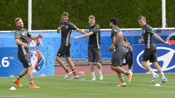 Trening reprezentacji Niemiec