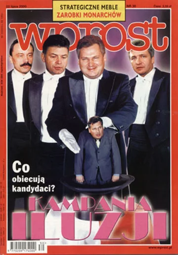 Okładka tygodnika Wprost nr 30/2000 (921)