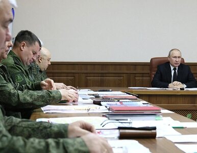 Miniatura: Putin spotkał się z dowódcami: Chciałbym...