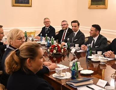 Miniatura: Bosak, Mentzen i Braun u prezydenta....