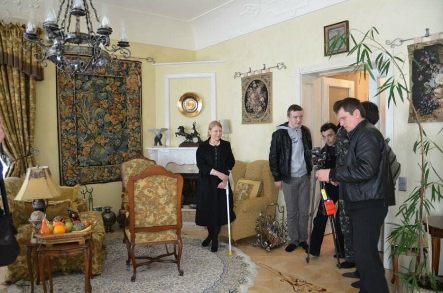 Rezydencję Julii Tymoszenko w kijowskiej Konczy-Zaspie odwiedzili aktywiści z Majdanu. Chcieli zobaczyć w jakich warunkach żyje była premier.