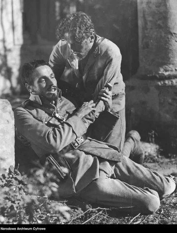 Zbigniew Staniewicz jako Zbig w jednej ze scen filmu „Dzikie pola” 