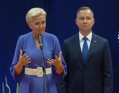 Miniatura: Agata Duda zabrała głos. „Wkraczamy w ten...