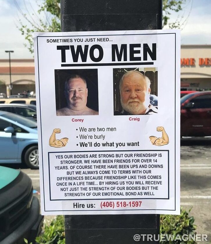 Dwóch mężczyzn 