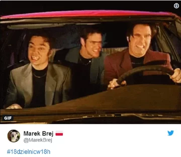 Akcja Trzaskowskiego #18dzielnicw18h - mem 